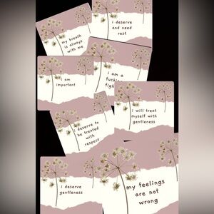 💜 Self Empowerment Affirmation Cards